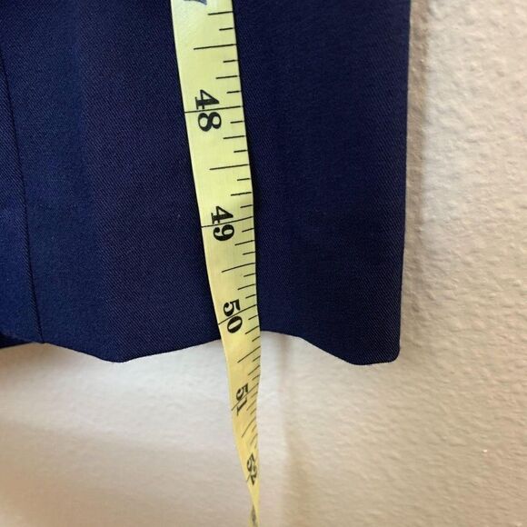 Bardot Lena Twist Bow Cropped Cut Out Jumpsuit Large Pat Blue - Picture 6 of 8